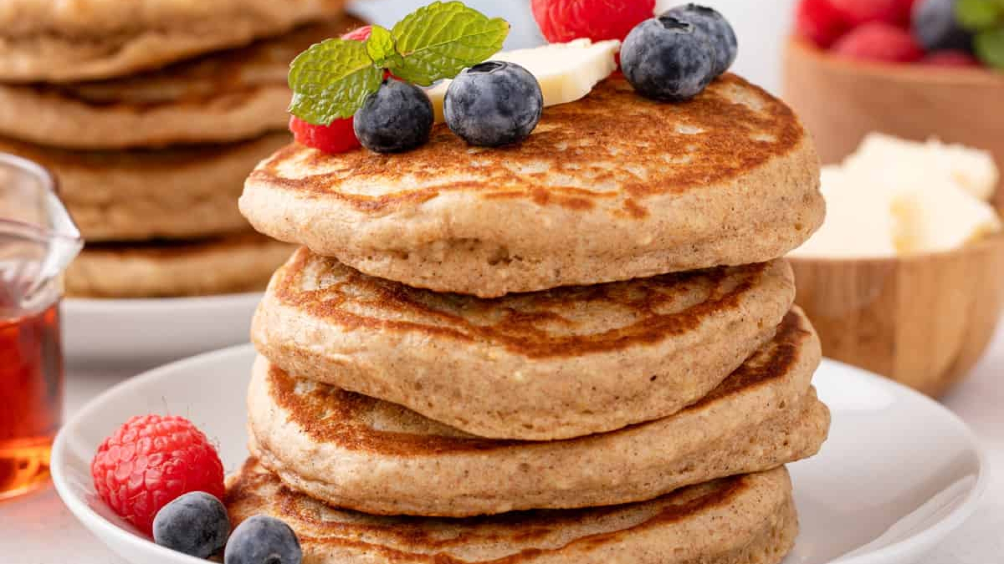 2. Classic oatmeal pancake